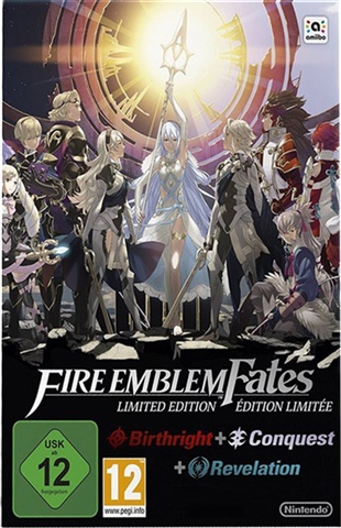 Fire Emblem Fates (Birthright+Conquest+Revelation) W/O Art+